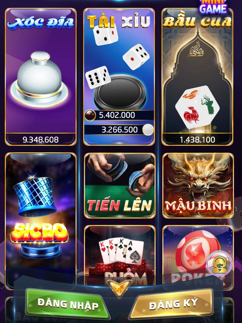 Truy cập vào cổng game TipClub